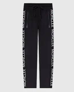 Moncler: Чорні брюки 