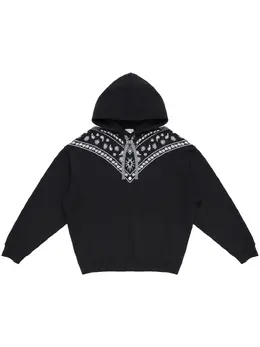 Marcelo Burlon County of Milan: Чёрная толстовка 