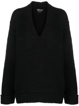 TOM FORD: Свитер с v-образным вырезом 