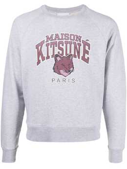 Maison Kitsuné: Свитшот с принтом 