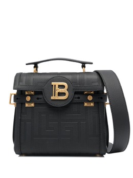 Balmain: Чёрная сумка  B-Buzz 23
