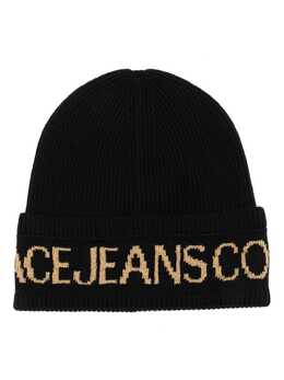 Versace Jeans Couture: Чёрная шапка 