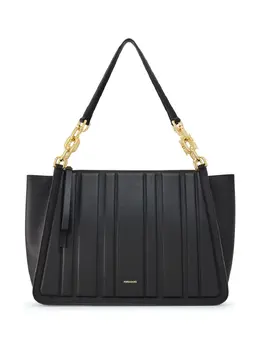 Ferragamo: Чёрная сумка-шоппер 