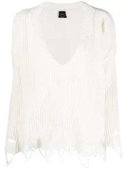 PINKO: Рваный свитер 