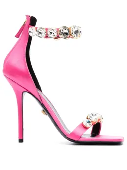 Versace: Розовые сандалии 