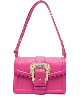Versace Jeans Couture: Розовая сумка через плечо 