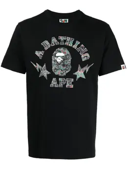 A BATHING APE®: Футболка с принтом 