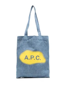 A.P.C.: Светлая сумка-шоппер  Lou