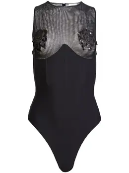 Fleur Du Mal: Чёрный боди 