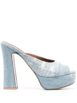 Malone Souliers: Голубые сандалии 