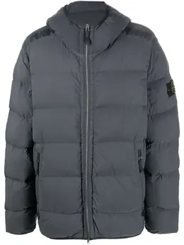 Stone Island: Пальто с капюшоном 