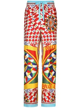 Dolce & Gabbana: Прямые брюки 