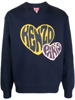 Kenzo: Свитшот с принтом 