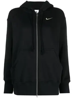 Nike: Чёрная толстовка 