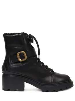 TOD`S: Чёрные ботинки 
