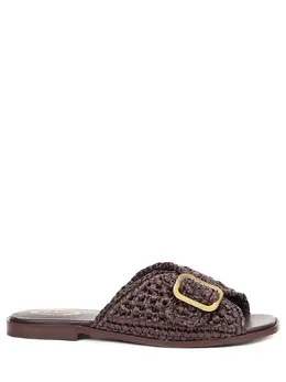 TOD`S: Коричневые шлёпанцы 