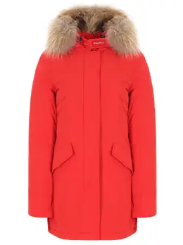 WOOLRICH: Пуховик из натурального меха 
