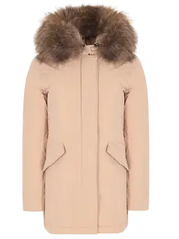 WOOLRICH: Пуховик из натурального меха 