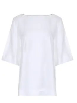 LORO PIANA: Льняной топ 