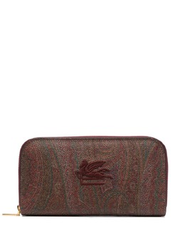 ETRO: Бордовый кошелёк  Pegaso