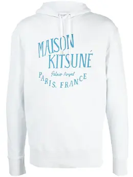 Maison Kitsuné: Толстовка с принтом 