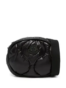 Moncler: Чёрная сумка через плечо 