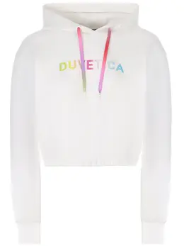 DUVETICA: Белая толстовка 
