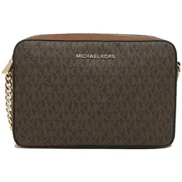 Michael Kors: Коричневая сумка  Jet Set