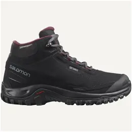 Salomon: Чёрные ботинки 