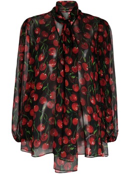 Dolce & Gabbana: Блуза с принтом 