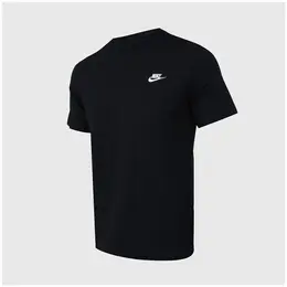 NIKE: Чёрная футболка  Club
