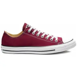 Converse: Бордовые кеды 
