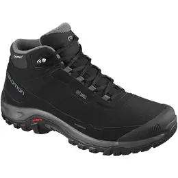 Salomon: Чёрные ботинки 