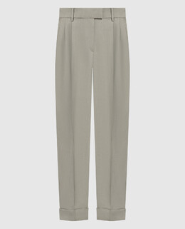 Brunello Cucinelli: Серые брюки 