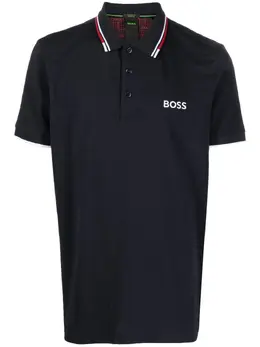 BOSS: Синее поло 