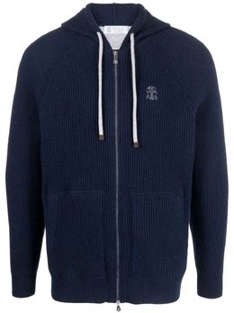 Brunello Cucinelli: Синяя толстовка 