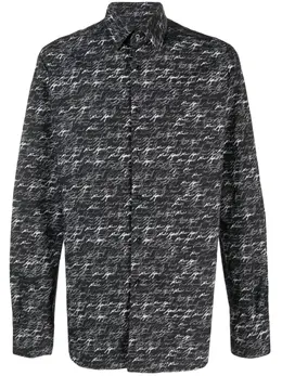 Karl Lagerfeld: Хлопковая рубашка  Signature