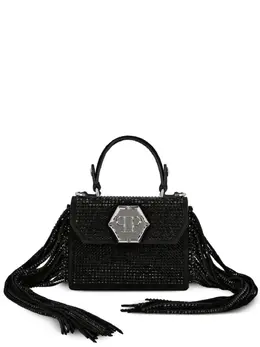 Philipp Plein: Чёрная сумка-шоппер  Crystal