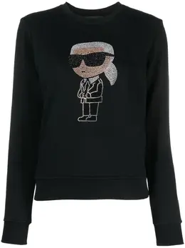 Karl Lagerfeld: Чёрный свитшот 