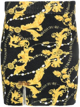 Versace Jeans Couture: Юбка с принтом 