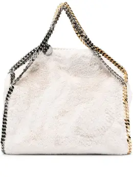 Stella McCartney: Белая сумка-шоппер  Falabella