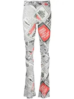 Charles Jeffrey Loverboy: Брюки с принтом 