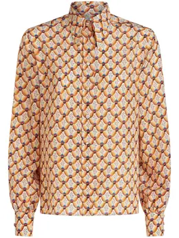 ETRO: Рубашка с растительным принтом 