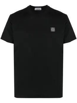 Stone Island: Хлопковая футболка  Compass