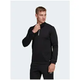 adidas: Чёрная толстовка 