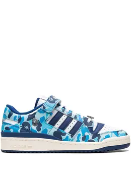 adidas: Голубые кроссовки  Forum 84 Low