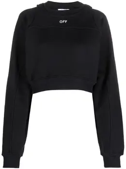 Off-White: Свитшот с принтом 