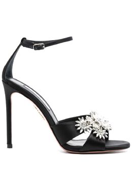 Aquazzura: Чёрные сандалии 