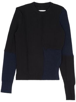 MM6 Maison Margiela: Чёрный свитер 