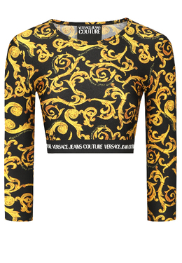 VERSACE JEANS COUTURE: Золотой топ 